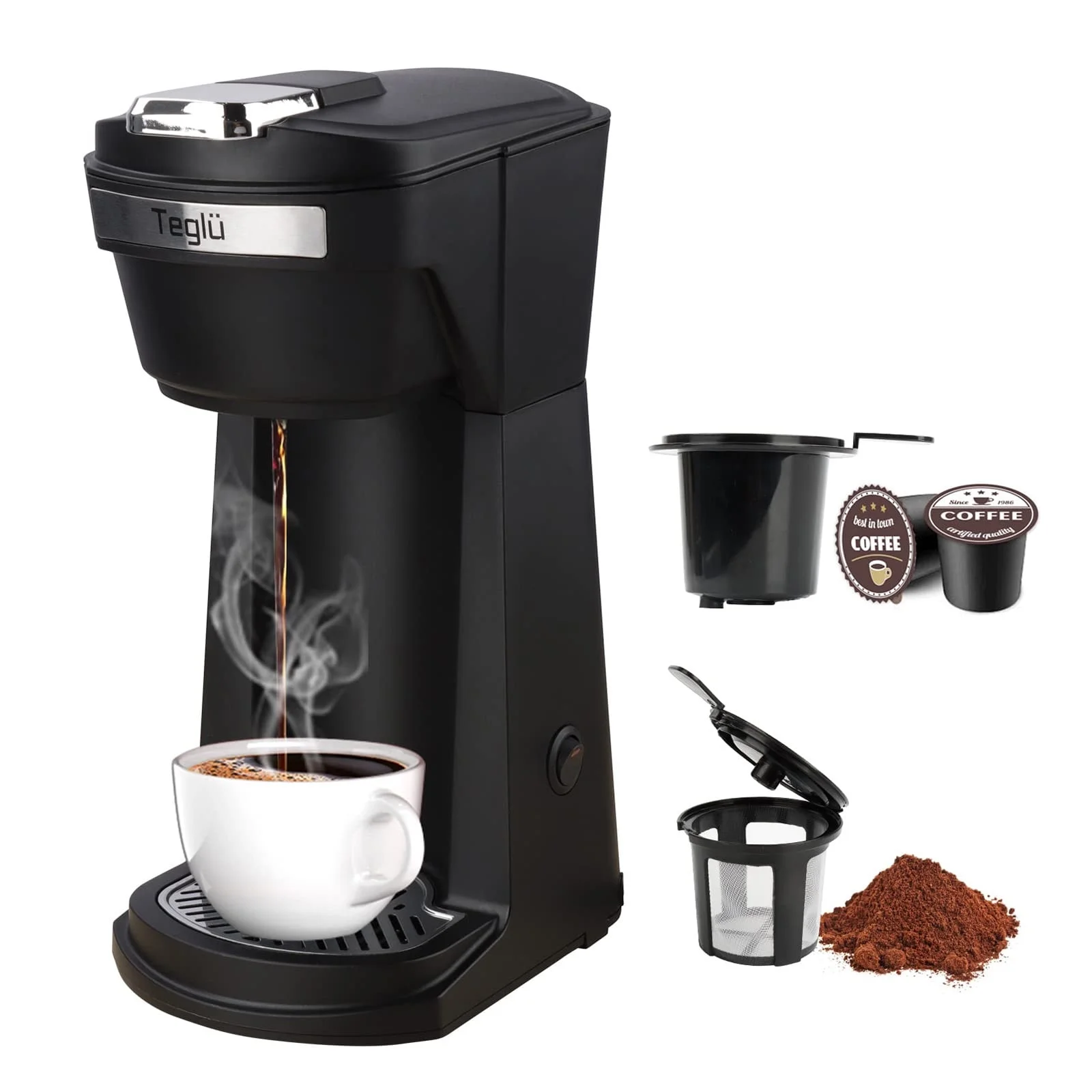 2-in-1 Single Serve Coffee Maker