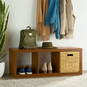 3-Cube Storage Organizer – Acorn Finish